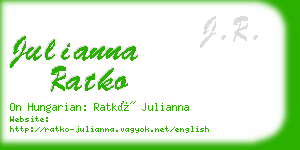julianna ratko business card